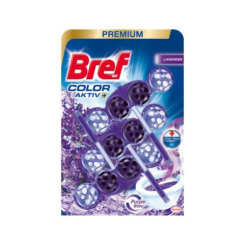 BREF COLOR AKTIV WC FRISSÍTŐ LAVENDER 3X50G