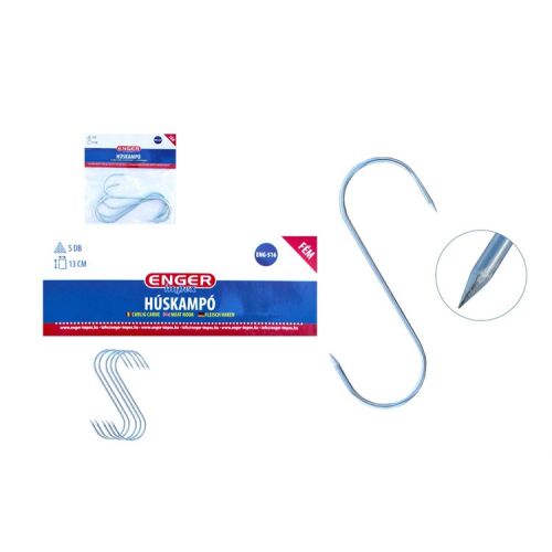 HÚSKAMPÓ HEGYES FÉM S 13CM 5DB 113090535