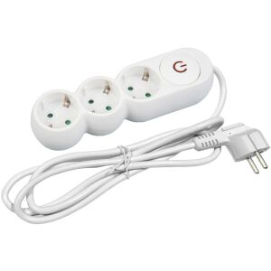 ENTAC ELOSZTÓ 3 FOGLALAT KAPCSOLÓVAL 3M 3G1.5 DESIGN 1DB