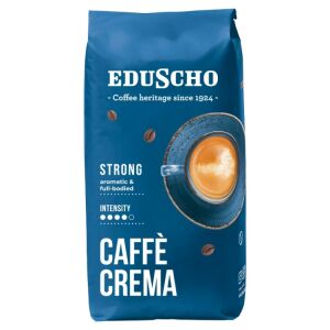 EDUSCHO CAFFE CREMA KÁVÉ SZEMES STRONG 1KG 113091226 - Szemes kávé