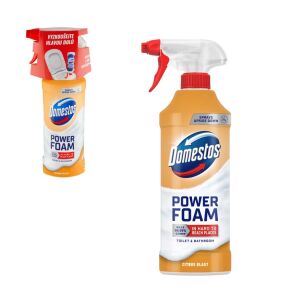 DOMESTOS POWER HAB SPRAY CITRUS BLAST 435ML 113091426 - Szaniter tisztítószer, WC illatosító és Vízkőoldó