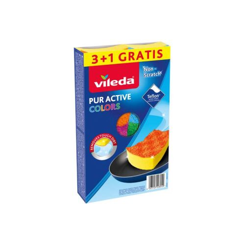 VILEDA COLOR PURE ACTIVE MOSOGATÓSZIVACS 4DB 113091435