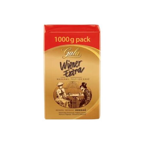 GALA WIENER EXTRA KÁVÉ ŐRÖLT PÖRKÖLT 1KG