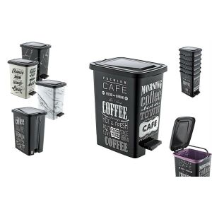 SZEMETES PEDÁLOS DEKOROS SLIM 25L S101-1 1DB