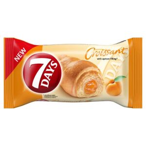 7DAYS CROISSANT SÁRGABARACKOS 60G 113092371 - Piskóta