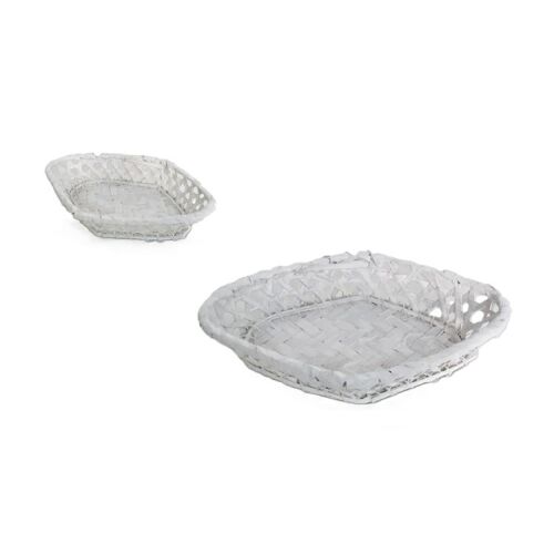 KOSÁR BAMBUSZ FEHÉR 208-99/W 26X19XH5CM 1DB 113092590