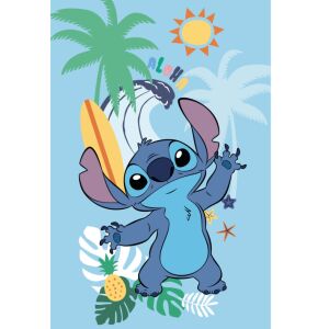 Pătură polar Disney Lilo & Stitch de vară 100x150cm - Homyl