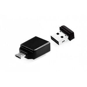 Verbatim Store 'n' Stay 16GB USB 2.0 Flash Drive Micro USB adapterrel - Pendrive
