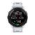 Garmin Forerunner 265 smartwatch showing a timer, distance, pace, and heart rate