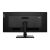 Rückansicht des Lenovo ThinkVision P34w-20 34-Zoll Curved Monitors