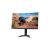 Lenovo G27c-30 27-Zoll Curved Gaming Monitor mit Rennspielanzeige auf weißem Hintergrund