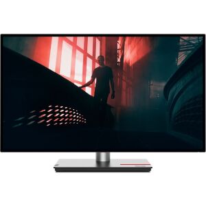 Monitor LCD Lenovo ThinkVision P27h-30 27 cali QHD wyświetlający scenę filmową - Lenovo Monitor