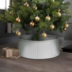 Karácsonyfatalp takaró - fehér, műanyag - 65 x 23 cm (58556A) 113109575 - Szezonális dekoráció