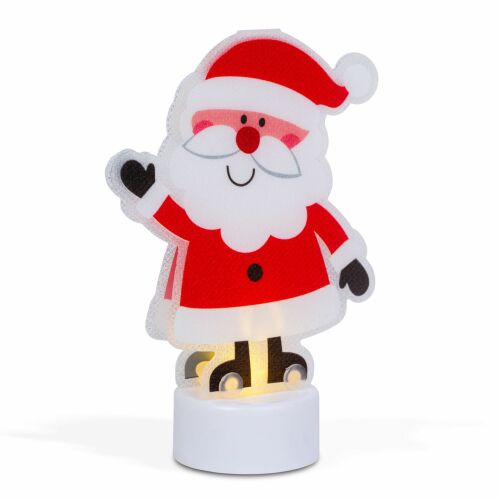 LED-es dekoráció - melegfehér - Mikulás - elemes (58976A) 113109777