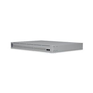 3/4 view of Ubiquiti USW-PRO-MAX-24-POE Pro Max 24 PoE switch - Ubiquiti Switch