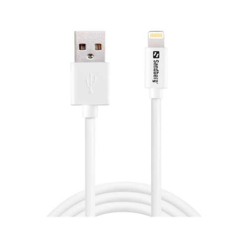 Sandberg 440-75 töltőkábel, USB>Lightning MFI 1m White