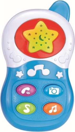 Baby Mix zenélő telefon #kék 30265638