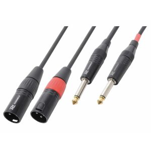 PD Connex CX64-01 Átalakító kábel (2x XLR papa &#8211; 2&#215;6,3 mm Jack) 113117425 - PD Connex