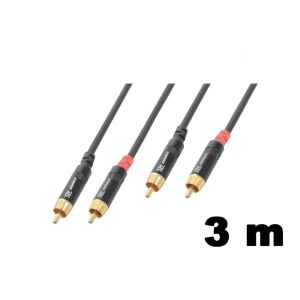PD Connex CX94-3 sztereo jelkábel (2x RCA &#8211; 2x RCA) &#8211; (3 m) 113117440 - PD Connex
