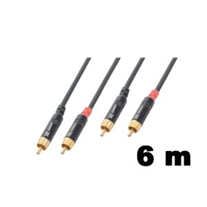 PD Connex CX94-6 sztereo jelkábel (2x RCA &#8211; 2x RCA) &#8211; (6 m) 113117442 - PD Connex