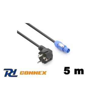 PD Connex CX12-5m PRÉMIUM PowerCon Tápkábel (Schuko-PowerConA) 113117467 - PD Connex