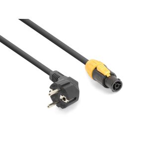 PD Connex CX14-5m IP65 VÍZÁLLÓ PowerCon Tápkábel (Schuko-PowerConTRA) 113117473 - PD Connex