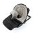 PETITE&MARS Jibot black footmuff in car seat