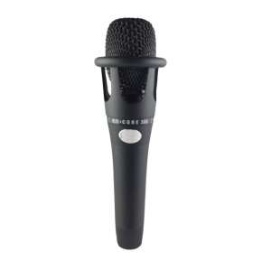Profi Condenser Microphone ZMR-MK-7, black, front view - Microphone
