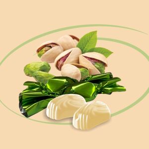 Chocofive Californiai pisztáciás krémmel töltött szaloncukor 5 kg 113151164 - Élelmiszer & Ital