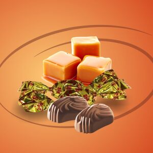 Chocofive Sós karamellás krémmel töltött szaloncukor 5 kg 113151263 - Élelmiszer & Ital