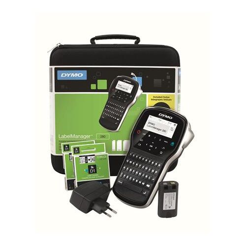 Elektromos feliratozógép, DYMO "LM 280" készlet táskában