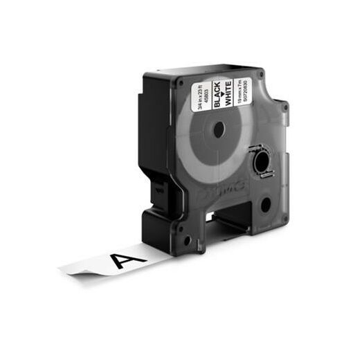 DYMO D1 19mm x 7m Fehér-fekete Feliratozógép Szalag Kazetta
