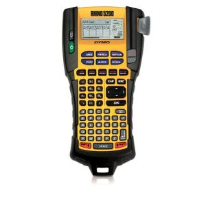 Elektromos feliratozógép, DYMO "Rhino 5200" készlet táskában