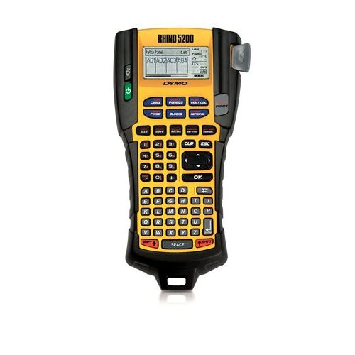 Elektromos feliratozógép, DYMO "Rhino 5200" készlet táskában