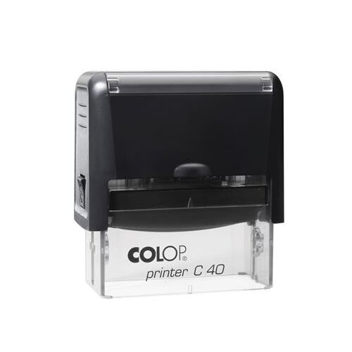 COLOP Printer C 40 Öntintázó bélyegző fekete cserepárnával - Colop