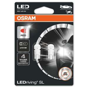 Osram LEDriving SL 2827DRP-02B, Red W5W 2db/bliszter piros 2020 43448121 