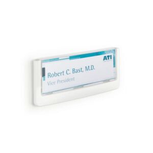 Információs tábla Durable Click Sign 14.9x5.25 cm fehér