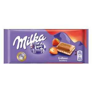 MILKA Epres-Joghurtos csokoládé tábla 100g - Élelmiszer & Ital