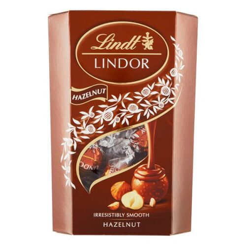 Lindt Lindor Hazelnut mogyorós csokoládé golyók díszdobozban 200g