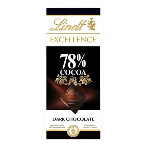 Lindt Excellence 78% Cocoa étcsokoládé, 100g