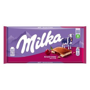 Milka Meggyes-Krémtöltelékes Csokoládé 100g - Milka