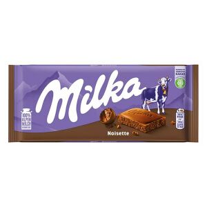 Milka Noisette Csokoládé, 100g, Mogyorókrémmel töltött - Milka
