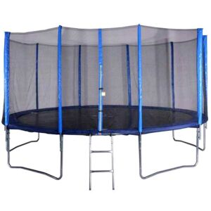 366 cm-es trambulin védőhálóval és létrával - Trambulin