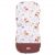 Springos stroller insert with deer pattern, brown and white