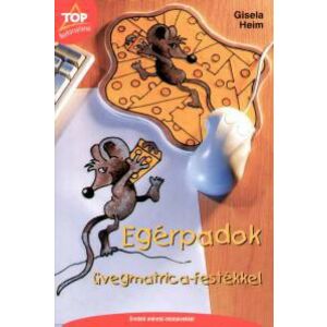 Egérpadok üvegmatrica- festékkel