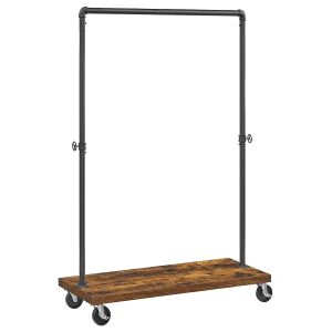 Teški stalak za odjeću s policom, stalak za odjeću u industrijskom stilu - Namještaj