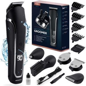 Berdsen Barber Master 6in1 Hajvágógép, acél penge, 600mAh, 90perc, 5 cserélhető fej - Fekete