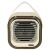 Cream USB Bluetooth karaoke speaker front view