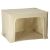 Cream 100L Bedding Storage Bag with Zipper and Clear Window