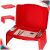 Children's car table with storage compartment red 113486854